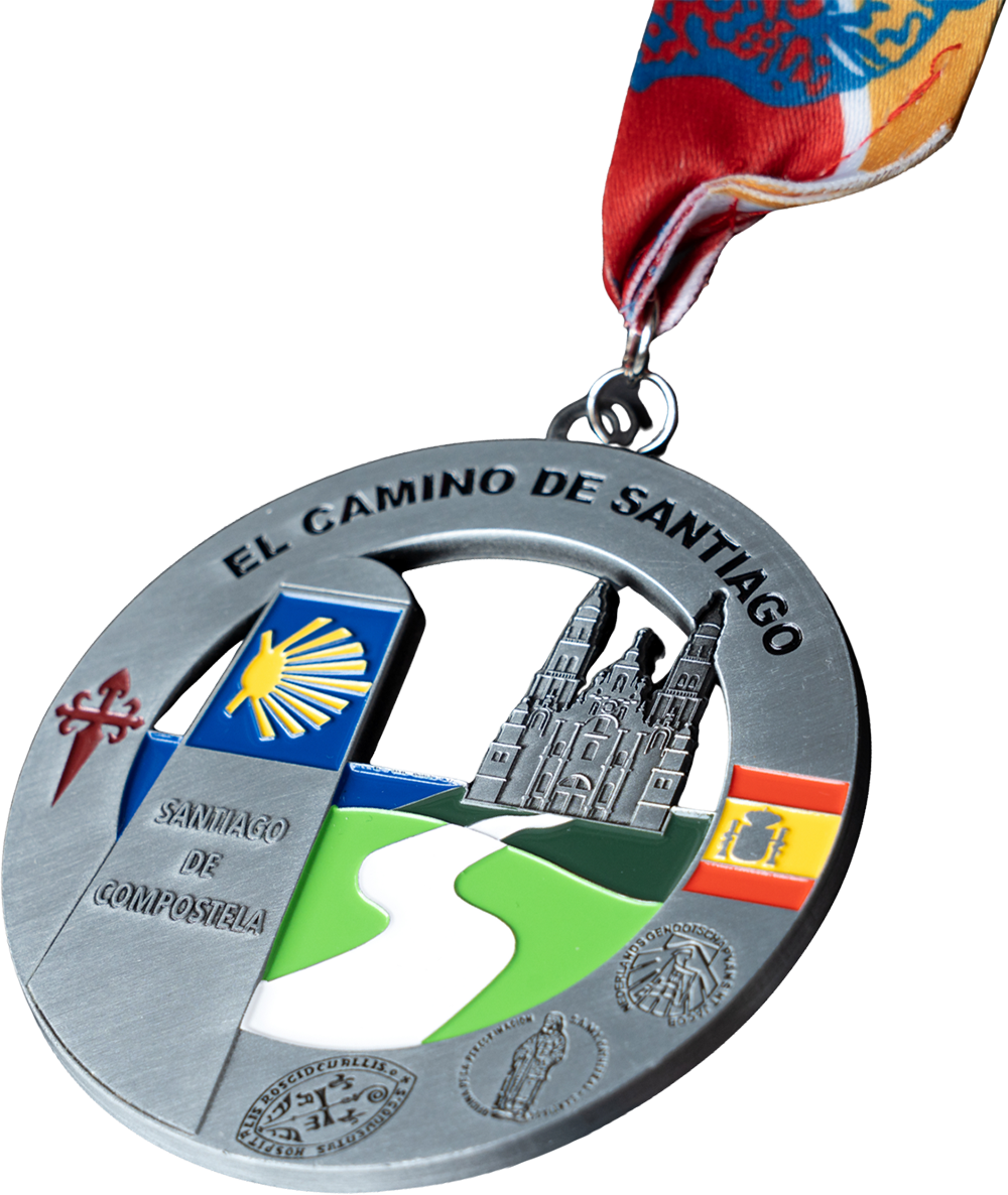 La medalla original del Camino