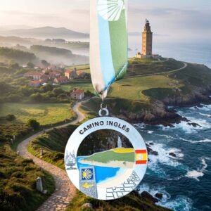 Alternative view of Camino Ingles Medal
