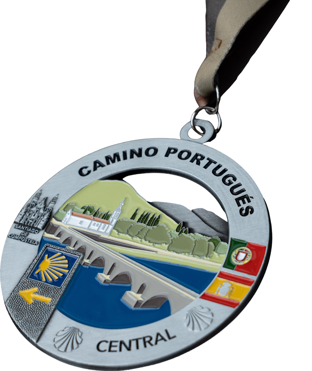 Camino Portugués Central Medal
